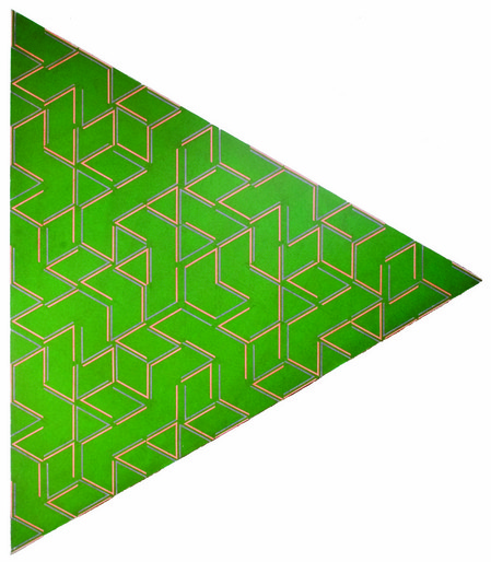John Egner, untitled (green triangle).jpg